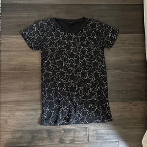 J Crew gold stars tee